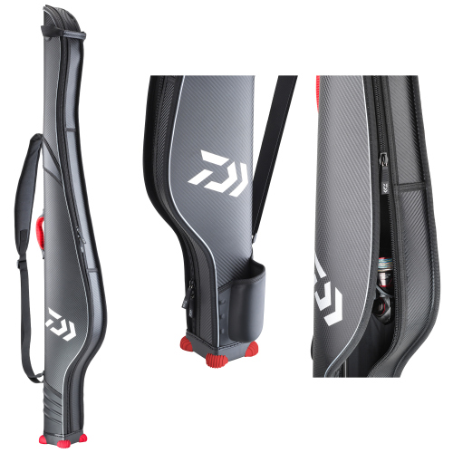 Obal na prut s navijákem pevný Hardcase - Daiwa - Vel. M - 145 cm