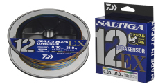DAIWA splétaná šňůra SALTIGA DURASENSOR 12 BRAID EX+SI3 300 m - Multi-color