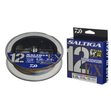 DAIWA splétaná šňůra SALTIGA DURASENSOR 12 BRAID EX+SI3 300 m - Multi-color