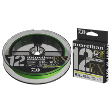 DAIWA splétaná šňůra MORETHAN DURASENSOR 12 BRAID EX+SI3 150 m Lime Green