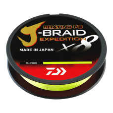 DAIWA splétaná šňůra J-BRAID Expedition X8 150 m - Chartreuse DAIWA splétaná šňůra J-BRAID Expedition X8 150 m - Chartreuse