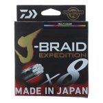 DAIWA splétaná šňůra J-BRAID Expedition X8 300 m - Multicolor
