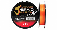 DAIWA splétaná šňůra J-BRAID Expedition X8 150/300 m - Orange