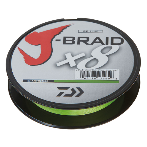 DAIWA splétaná šňůra J-BRAID X8 150/300 m - 300 m, 0,06 mm, 4 kg