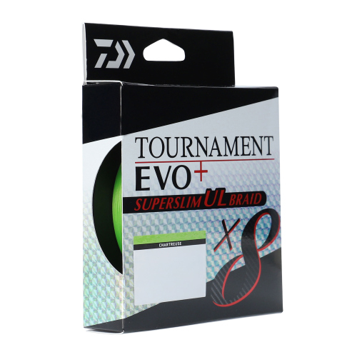 DAIWA splétaná šňůra TOURNAMENT X8 EVO+ SUPER SLIM UL BRAID 135 m - 0,05 mm (0,3 PE), 4,10 kg, 135 m...