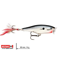 Wobler hladinový Skitter pop RAPALA 9 cm