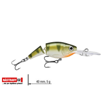Wobler dvoudílný Jointed Shad Rap RAPALA 4 cm