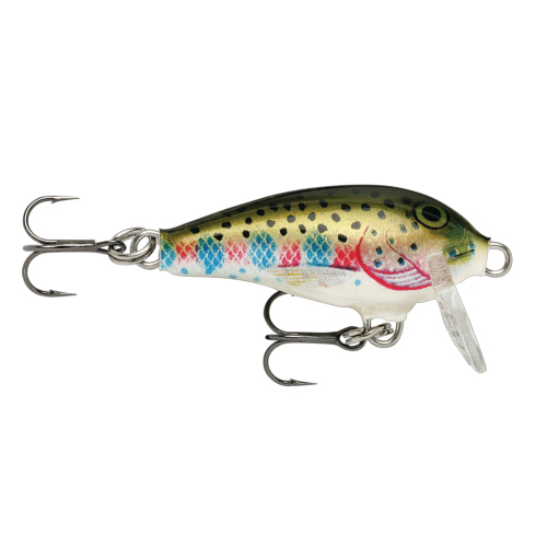 Wobler jednodílný Mini Fat Rap 3 cm RAPALA  - Color: RT