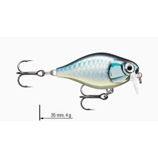 Wobler jednodílný X-Light Crank Shallow Runner 3,5 cm RAPALA