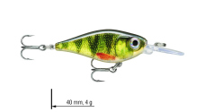 Wobler jednodílný X-Light Shad 4 cm RAPALA