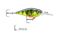Wobler jednodílný X-Light Shad 4 cm RAPALA