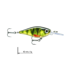 Wobler jednodílný X-Light Shad 4 cm RAPALA