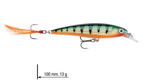Rapala X-Rap 10 Cm XR10 – Wobbler Affondante In Verde Oliva (OG) Per Predatori
