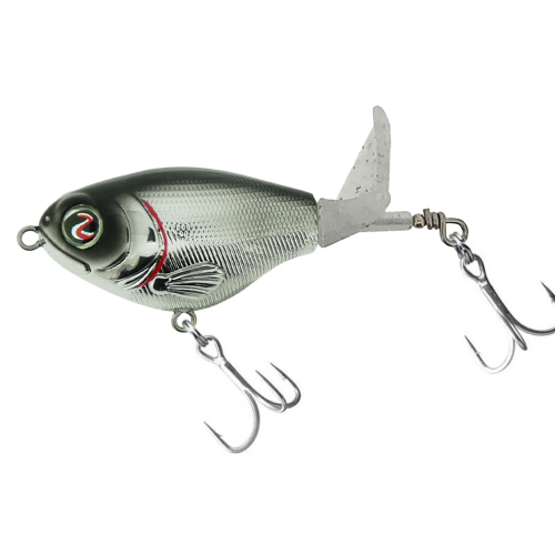 Wobler hladinový Whopper Plopper 60 River2Sea  - Color: Chrome Black