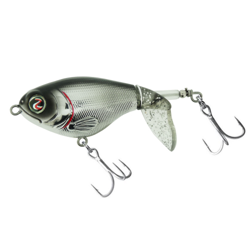 Wobler hladinový Whopper Plopper 75 River2Sea  - Color: Chrome Black