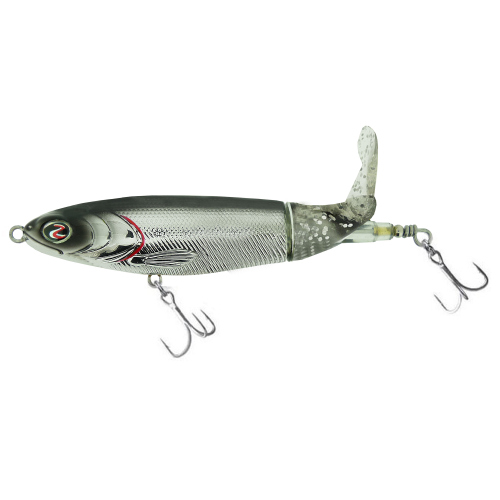 Wobler hladinový Whopper Plopper 90 River2Sea  - Color: Chrome Black