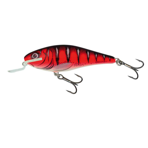 Wobler Executor SALMO 7 cm - Color: RED WAKE