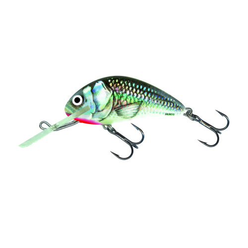 Wobler Hornet Sinking SALMO 3,5 cm - Color: HOLOGRAPHIC GREY SHINER