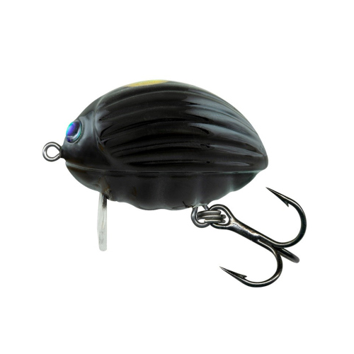 Wobler hladinový Lil`Bug SALMO 2 cm - Color: BLACK BUG