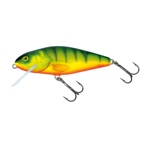 Wobler Perch Floating SALMO 12 cm - Color: HOT PERCH