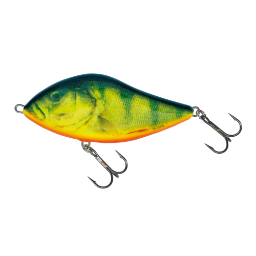 Jerk Slider SALMO 12 cm - Color: REAL HOT PERCH