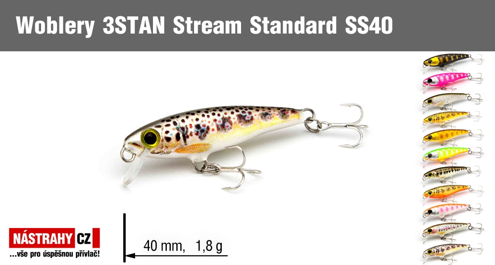 Wobbler 3STAN Stream Standard SS40 Wobbler 3STAN Stream Standard SS40
