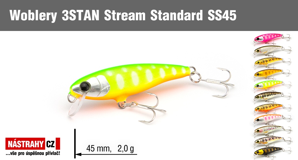 Wobbler 3STAN Stream Standard SS45 Wobbler 3STAN Stream Standard SS45